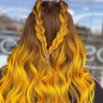 changing your hair color to yellow